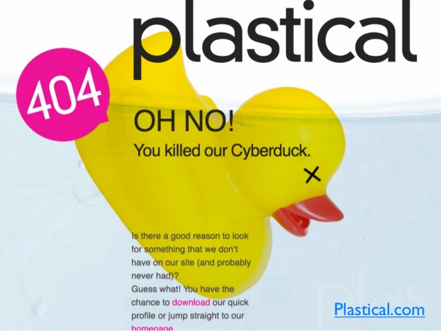 Duck 404 Page