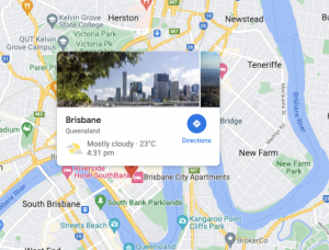 proximity to Brisbane City Centre for SEO