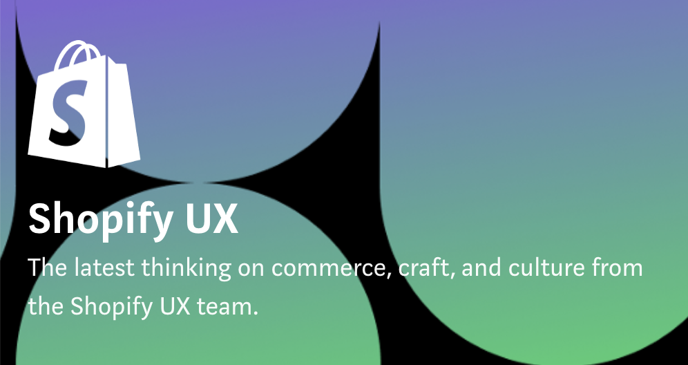 Shopify UX