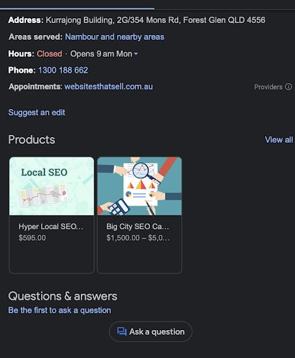 Questions & Answers In Google Business Profile
