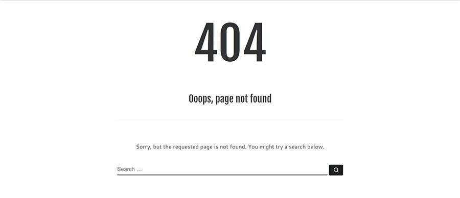 404 page example