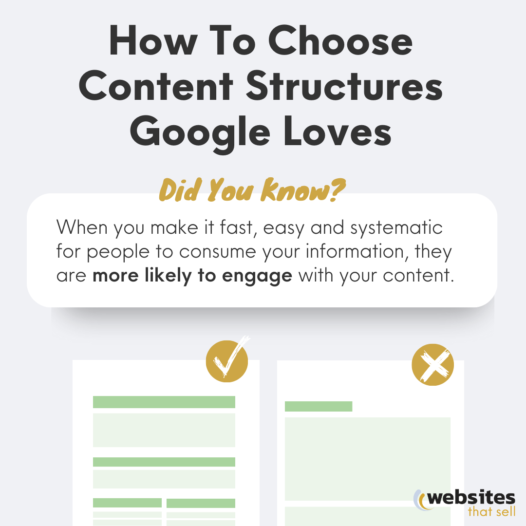 How To Choose Content Structures Google Loves