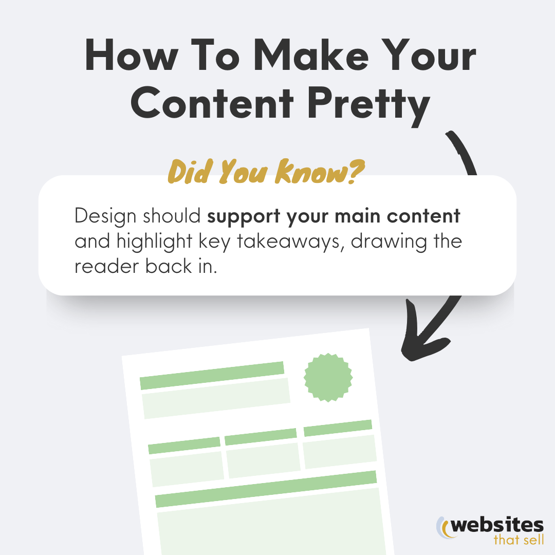 How To Make Your Content Pretty