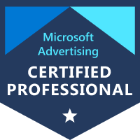 microsoft advertising certified professional badge