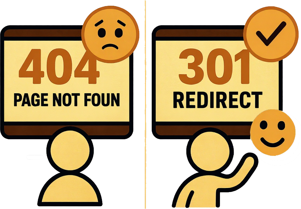 301 redirect improve user experience