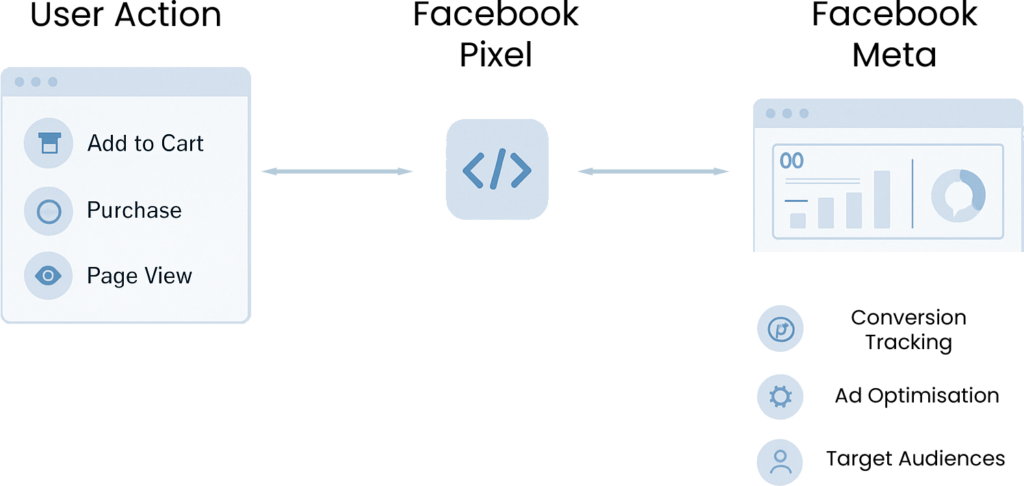 Facebook Pixel tracking for website events