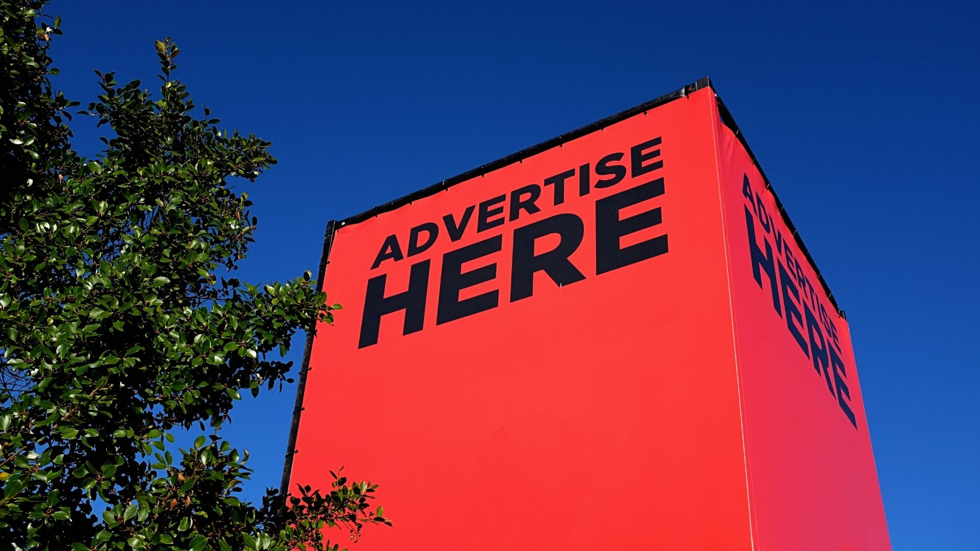 billboard showing opportunity to advertise