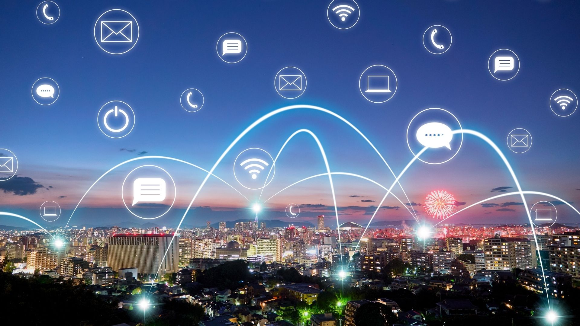 internet connected in city